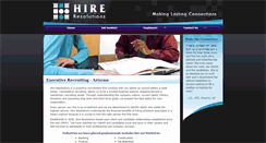 Desktop Screenshot of hireresolutions.com